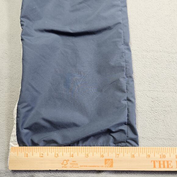 Vintage Nike Track Pants Womens Medium Blue Warm Up Lined Swoosh Sportswear Y2K - Picture 14 of 15